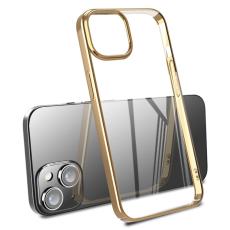 X-Level - X-LEVEL Mobilskal till iPhone 15 Plus Anti-Scratch H&aring;rd PC Klar - Guld