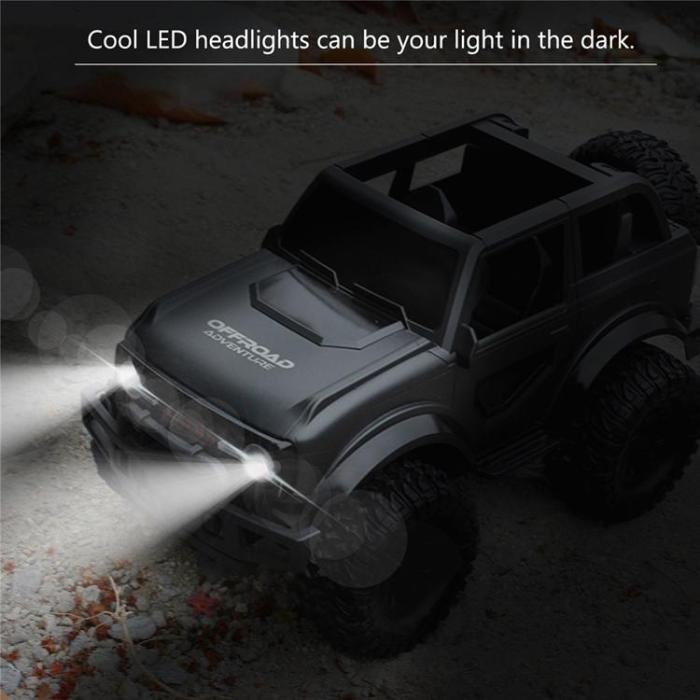 OEM - 1/16 RC Terrängklättringsbil 2.4GHz Fjärrkontroll för Barn (Ålder 8+)