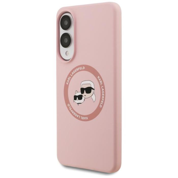 KARL LAGERFELD - Karl Lagerfeld Galaxy S25 Edge Mobilskal MagSafe Silikon Heads & Circle