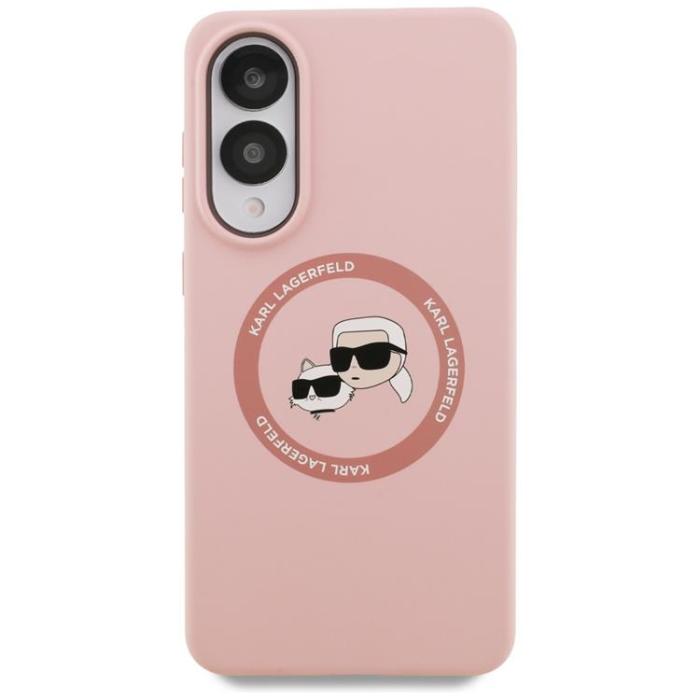 KARL LAGERFELD - Karl Lagerfeld Galaxy S25 Edge Mobilskal MagSafe Silikon Heads & Circle