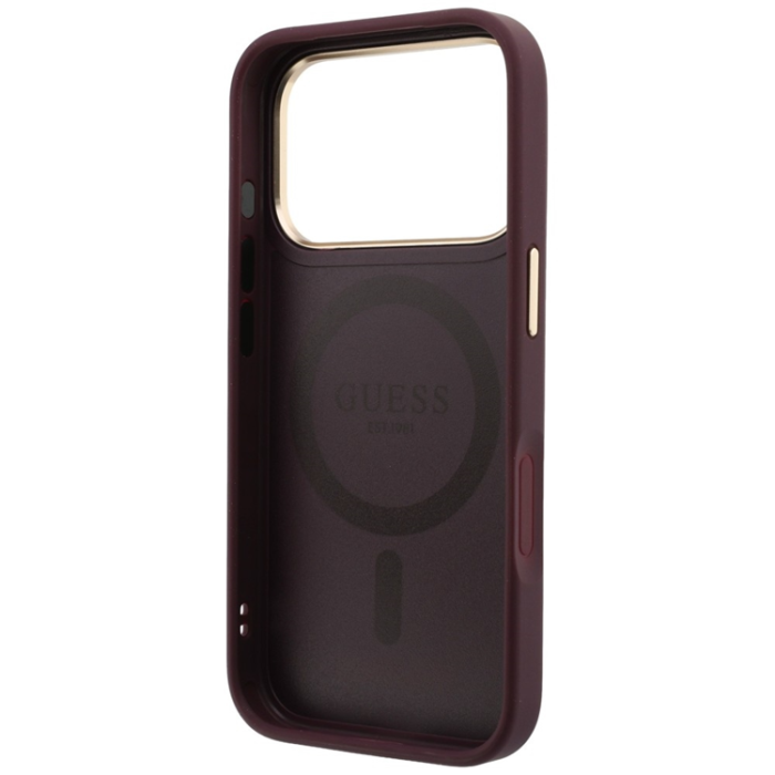 Guess - Guess Mobilskal till iPhone 18 Pro Max/17 Pro Max Magsafe Ringställ 360