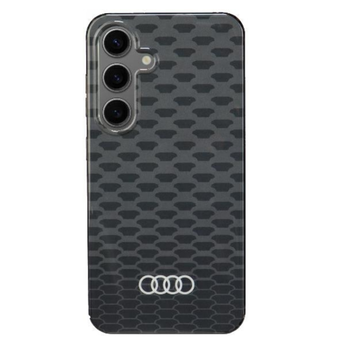 Audi - Audi Galaxy S24 Mobilskal Magsafe Stitching Pattern - Svart