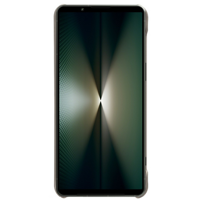 A-One Brand - Sony Xperia 1 VII Mobilskal Calfskin Texture PU-Läder - Grå