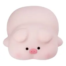OEM - LED Nattlampa Tryck Pig Art Deco - Rosa