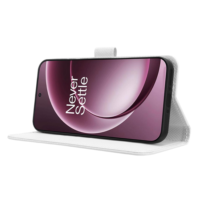 A-One Brand - OnePlus 15 Plånboksfodral Strap Diamond Texture Konstläder