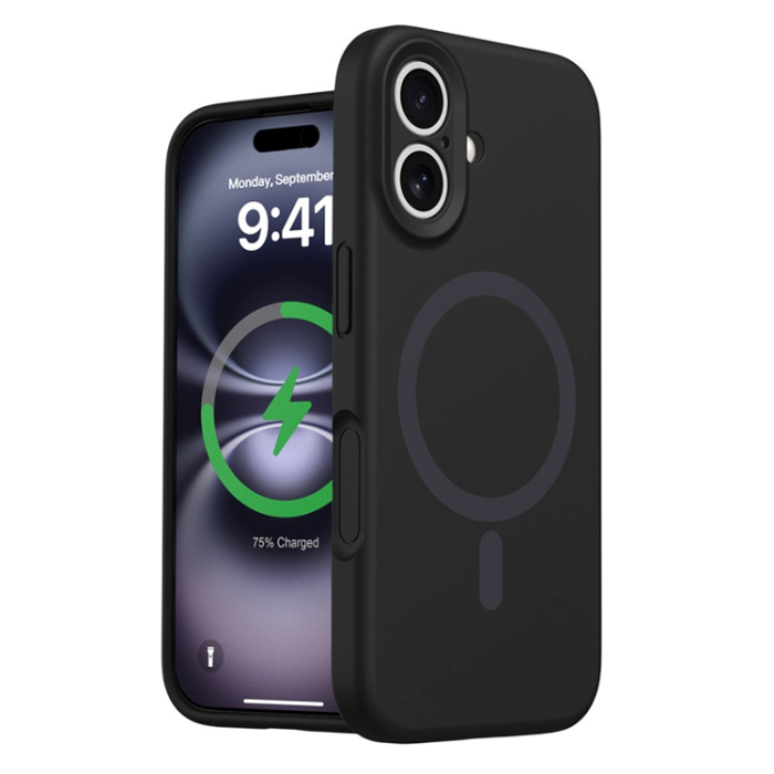 A-One Brand - iPhone 16 Mobilskal MagSafe Precise Cutouts - Svart