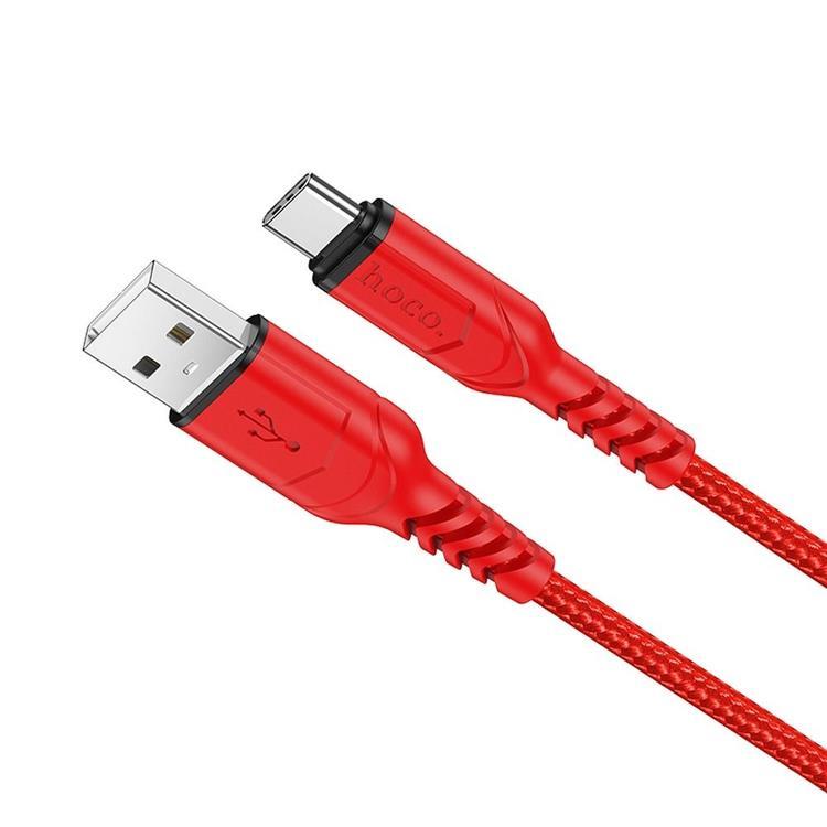 HOCO USB-A Till USB-C Kabel 1m 3A X59 - Röd | 3541 | AlltMobil