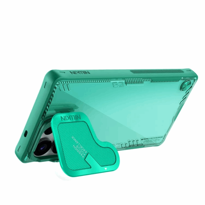 Nillkin - Nillkin Galaxy S25 Ultra Mobilskal Iceblade Prop Kickstand - Grön