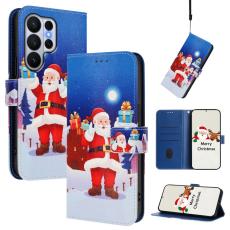 OEM - Samsung Galaxy S26 Ultra Fodral Konstl&auml;der Julm&ouml;nster - Julnatt