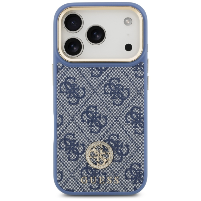 Guess - Guess iPhone 17 Pro Mobilskal MagSafe 4G Strass Logo & Big Strap