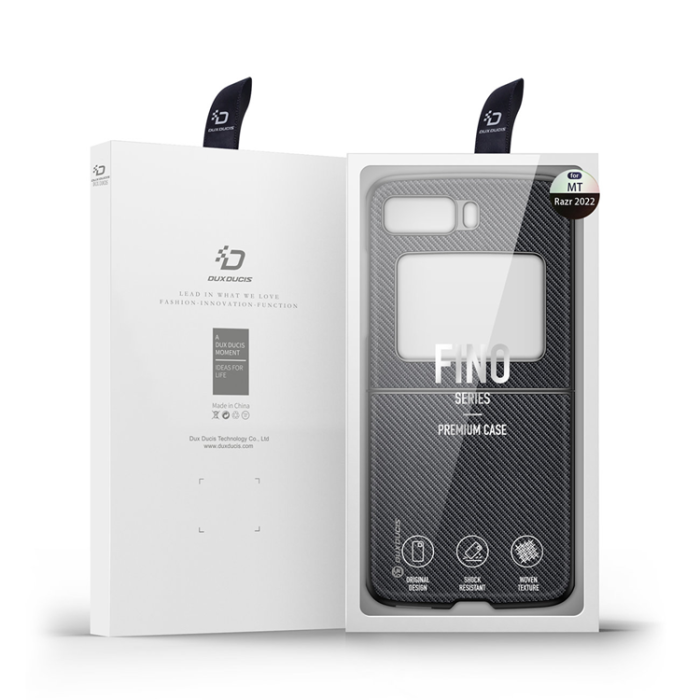 Dux Ducis - Dux Ducis Motorola Razr 2022 Skal Fino - Svart