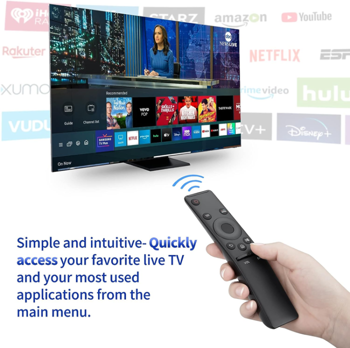 A-One Brand - Universal Fjärrkontroll För Samsung Smart TV - Svart