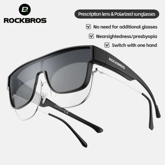Rockbros - Rockbros polariserande Cykelglasögon - Grå