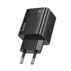 Hoco - Hoco Snabbladdare PD 20W 2xUSB-A 2xUSB-C QC3.0 3A N55 - Svart