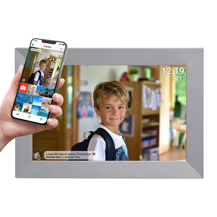 Denver Digital Fotoram 10.1"""" 16GB Frameo PFF-1026GR - Grå | 264 | AlltMobil