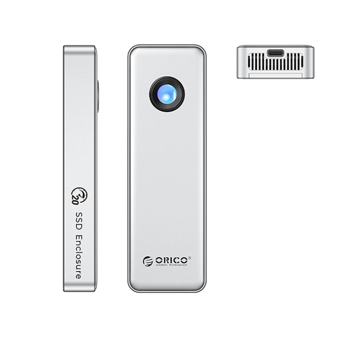 ORICO - Orico Diskenhet M.2 NVME USB-C 3.2 20Gb/s OUM2-G20 - Silver