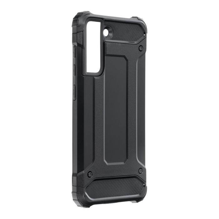 OEM - Galaxy S21 FE Skal Forcell Armor Hårdplast - Svart