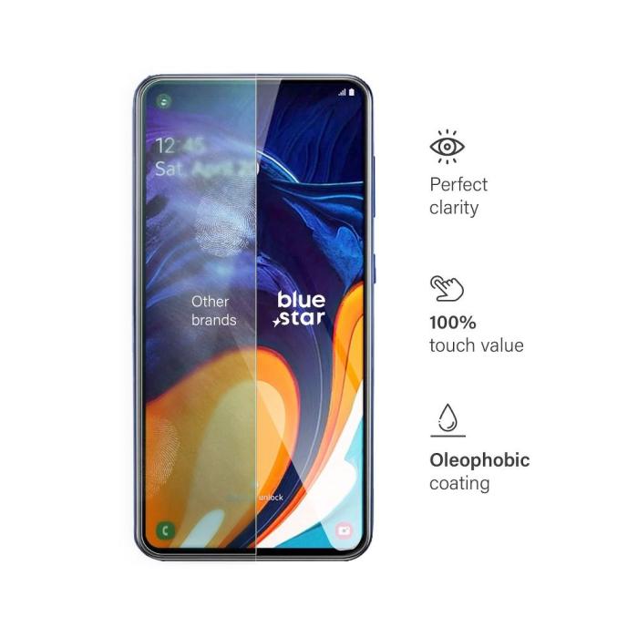 Blue Star - Blue Star Samsung Galaxy A60 Härdat Glas Skärmskydd