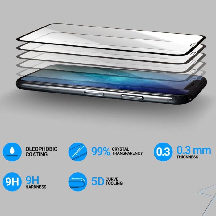 UTGATT1 - Roar Samsung Galaxy A60 Skärmskydd av Härdat Glas Full Glue