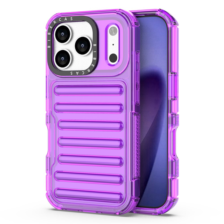 iPhone 17 Pro Mobilskal Stripe Design Detachable - Lila | 2353 | AlltMobil