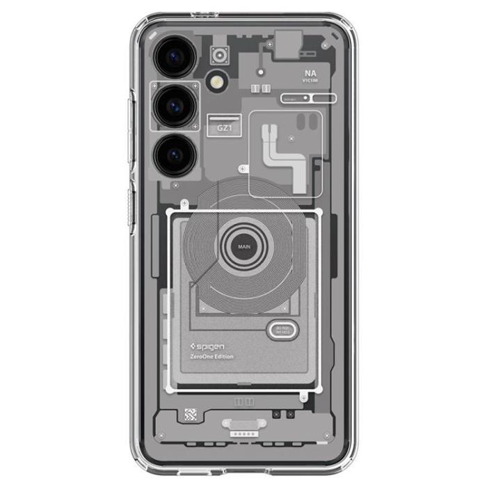 Spigen - Spigen Galaxy S24 Mobilskal Ultra Hybird - Vit Zero One