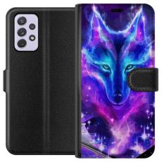 iSecrets - Plånboksfodral till Samsung Galaxy A52s 5G med Neon Varg