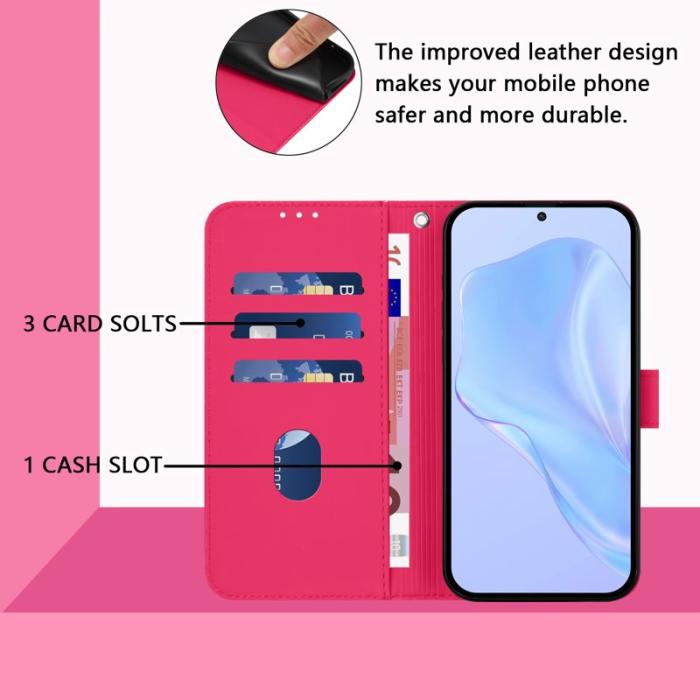 OEM - Samsung Galaxy S26 Ultra Fodral Konstläder - Rosaröd