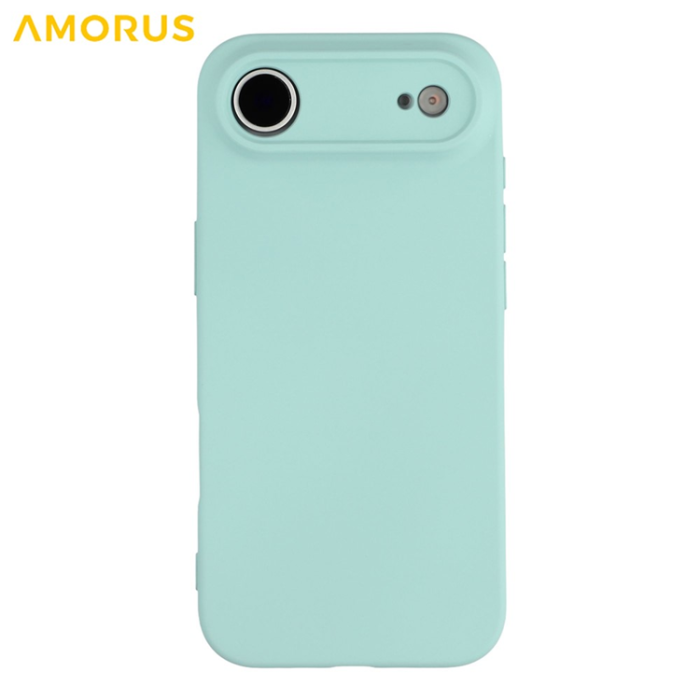 Amorus - AMORUS iPhone Air Mobilskal Precise Cutouts TPU Fiber - Babyblå