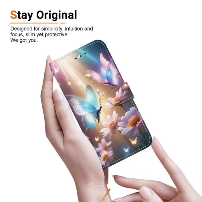OEM - Samsung Galaxy S26 / S26 Pro Plånboksfodral Konstläder - Fjäril Blommig