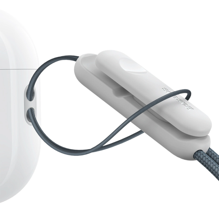 BASEUS - Baseus Halsbandsrem för AirPods hörlurar - Grå