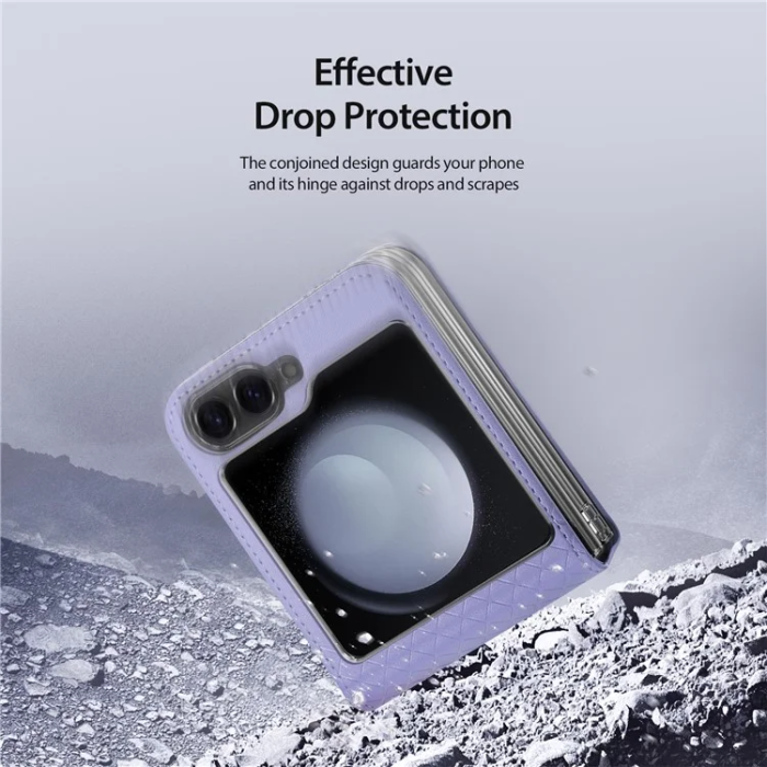 Dux Ducis - Dux Ducis Galaxy Z Flip 7 FE/Z Flip 6 Mobilskal Bril - Lila
