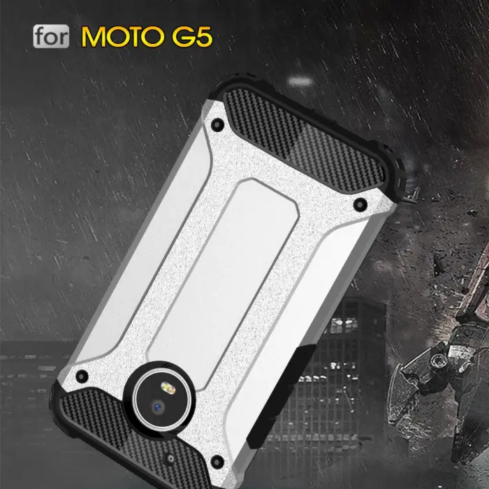OEM - Hybrid Armor Mobilskal till Motorola Moto G5 Plus - Svart