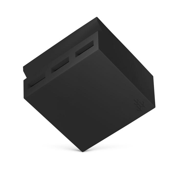 UTGATT1 - Usbepower HIDE Mini Laddningsnav med 3 USB-portar och telefonstativ