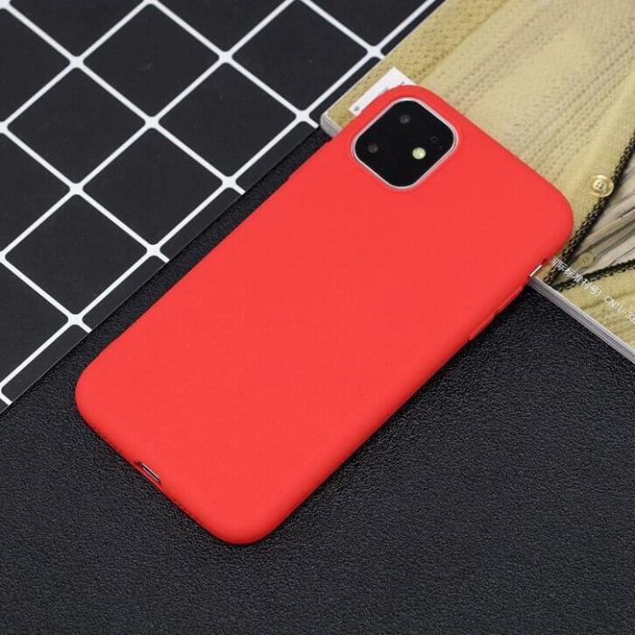 OEM - Silicone case iPhone 11 Pro skal Röd