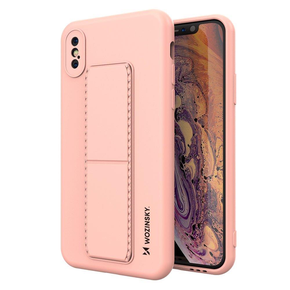 Wozinsky Kickstand Silicone Skal iPhone Xs Max - Rosa | 2353 | AlltMobil