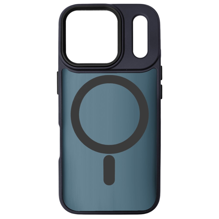 A-One Brand - iPhone 17 Pro Mobilskal MagSafe Skin Touch - Marinbl