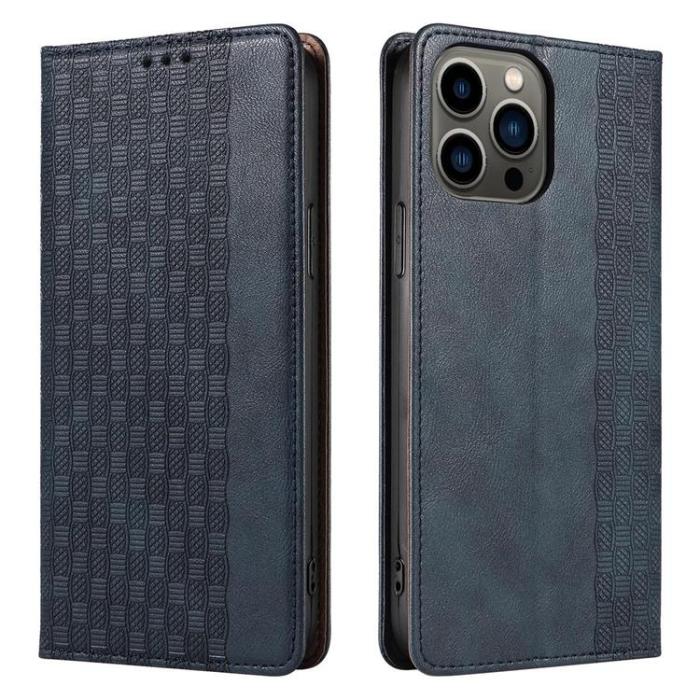 OEM - Galaxy S23 Ultra Plånboksfodral Magnet Strap - Blå
