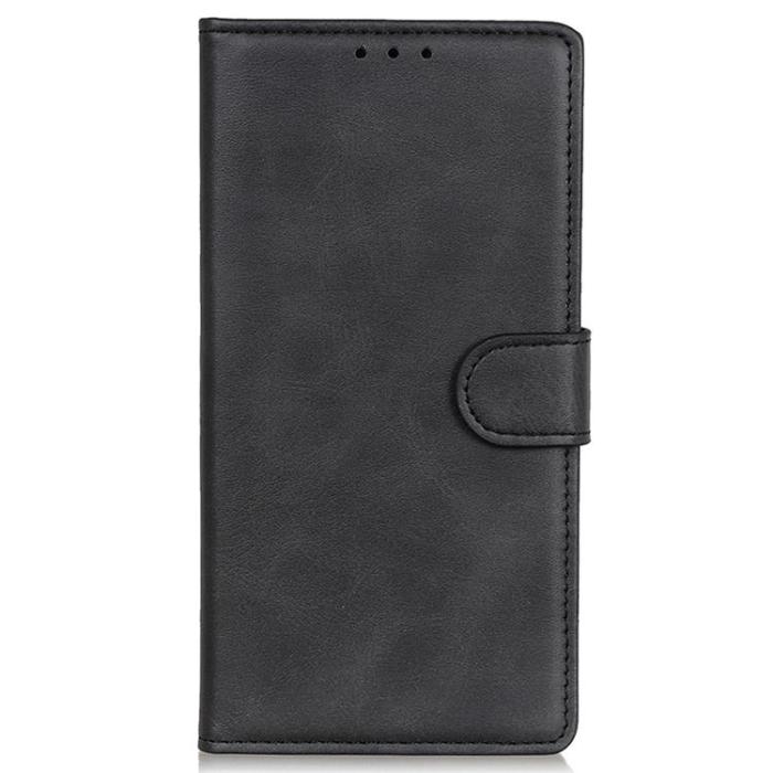 A-One Brand - Galaxy Xcover 6 Pro Plånboksfodral PU Läder - Svart