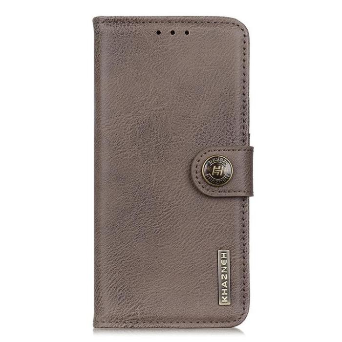 KHAZNEH - KHAZNEH Sony Xperia 1 IV Plånboksfodral Magnetic Flip - Grå