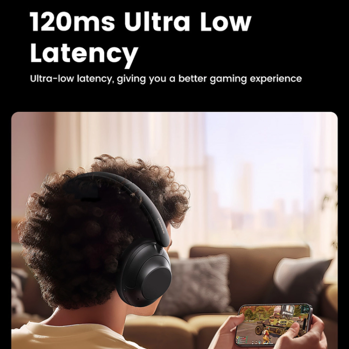 Ugreen - Ugreen HP202 HiTune Max5 Trådlösa On-Ear Hörlurar - Svart