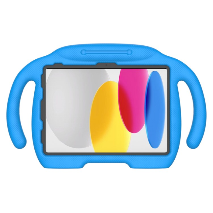 A-One Brand - iPad 10.9 (2022) Skal EVA Kickstand Handle - Blå