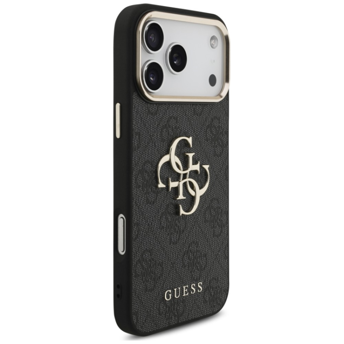 Guess - Guess Mobilskal för iPhone 18 Pro/17 Pro med Rem Metal Trims Logo