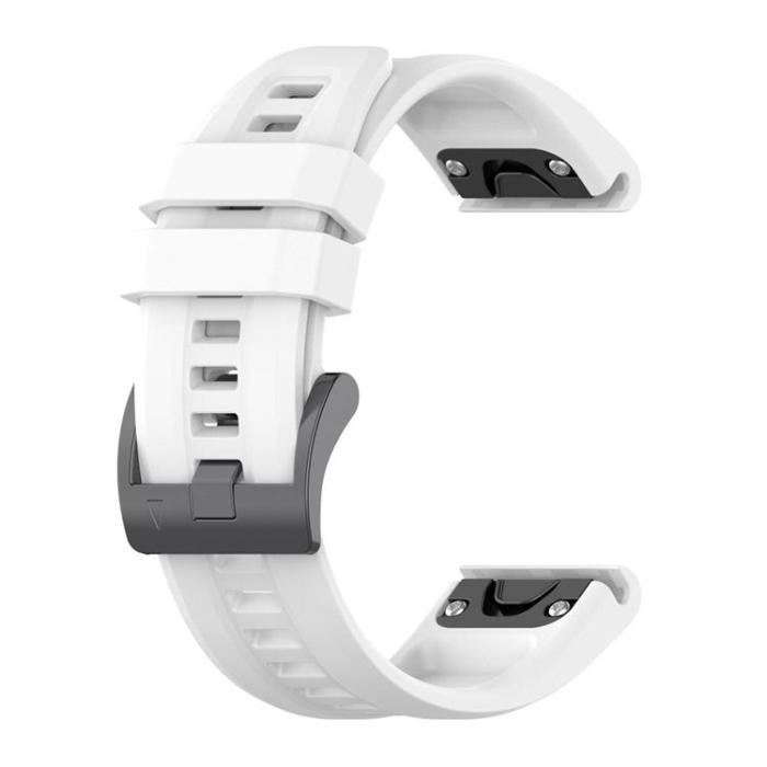 OEM - Garmin Fenix 5X/6X/6X Pro/7X Armband Silikon - Vit