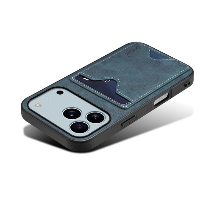 DENIOR - DENIOR iPhone 17 Pro Max Mobilskal Kickstand Korthållare