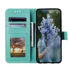 OEM - Samsung Galaxy A37 Pl&aring;nboksfodral Konstl&auml;der - Mint Gr&ouml;n