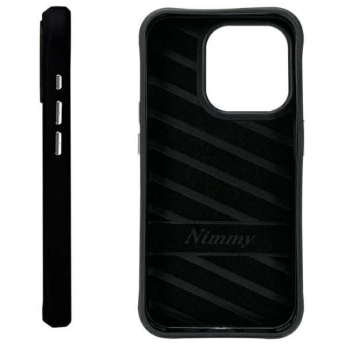 NIMMY - Nimmy iPhone 15 Pro Mobilskal Cool & Cute 2.0 Dog - Svart