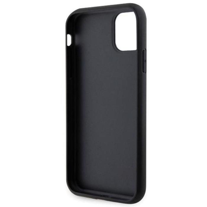 Guess - Guess iPhone 11/XR Mobilskal Crossbody Metall Logo - Svart