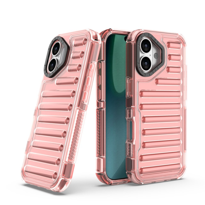 A-One Brand - iPhone 17 Mobilskal Stripe Design Detachable - Djuprosa