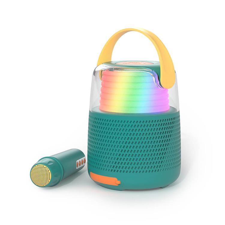 MOBILITY ON BOARD Högtalare Karaoke Kit Mic LED - Blå | 505771 | AlltMobil
