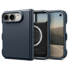 Spigen - Spigen Mobilskal F&ouml;r iPhone Duo Magsafe Tough Armor - Metal Slate